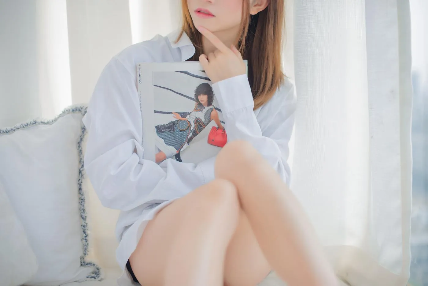 绮太郎_Kitaro – NO.27 白衬衫 [47P]插图9